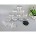 80g Round Plastic Cosmetic Cream Jar with Aluminum Lid